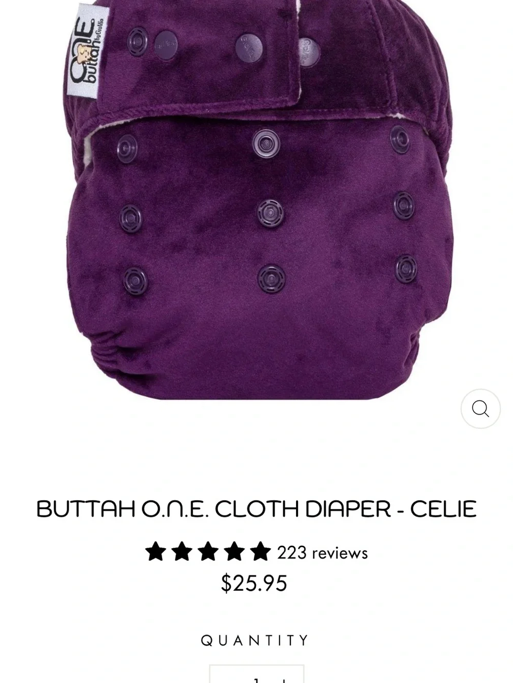 Grovia Buttah cloth diapers